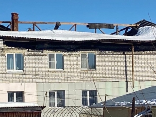 Image for 850 тысяч рублей потратят на ремонт рухнувшей кровли дома в Урене Нижегородской области 