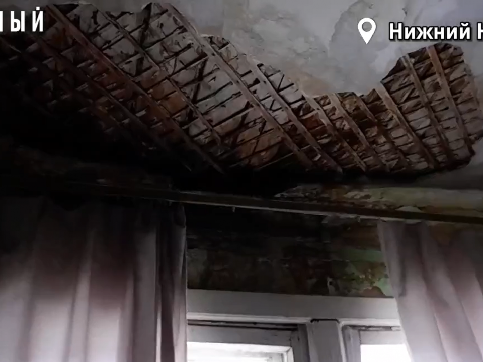 Image for Аварийный жилой дом разрушается на Усиевича в Нижнем Новгороде
