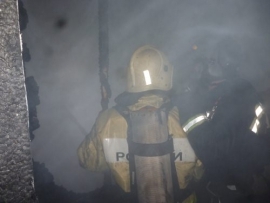 Image for Неизвестный мужчина сгорел при пожаре на пилораме в Борском районе