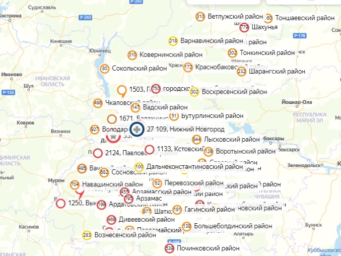 Коронавирус не нашли за сутки в 26 муниципалитетах Нижегородской области