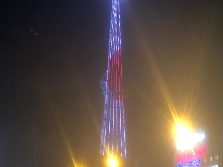 Image for  196-метровый триколор украсит нижегородскую телебашню 