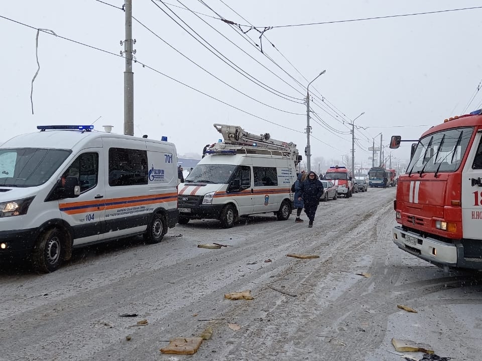 Image for Появились фото и видео с места взрыва суши-бара в Нижнем Новгороде