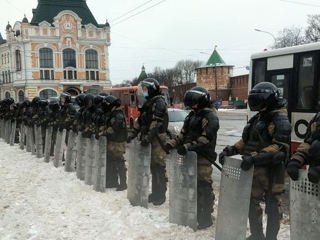Image for Свыше 300 человек задержали на митинге в Нижнем Новгороде 31 января