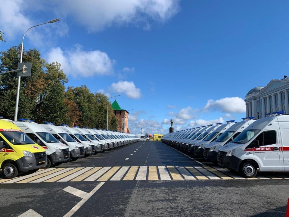 Image for Еще 52 машины скорой помощи поступили в Нижегородскую область