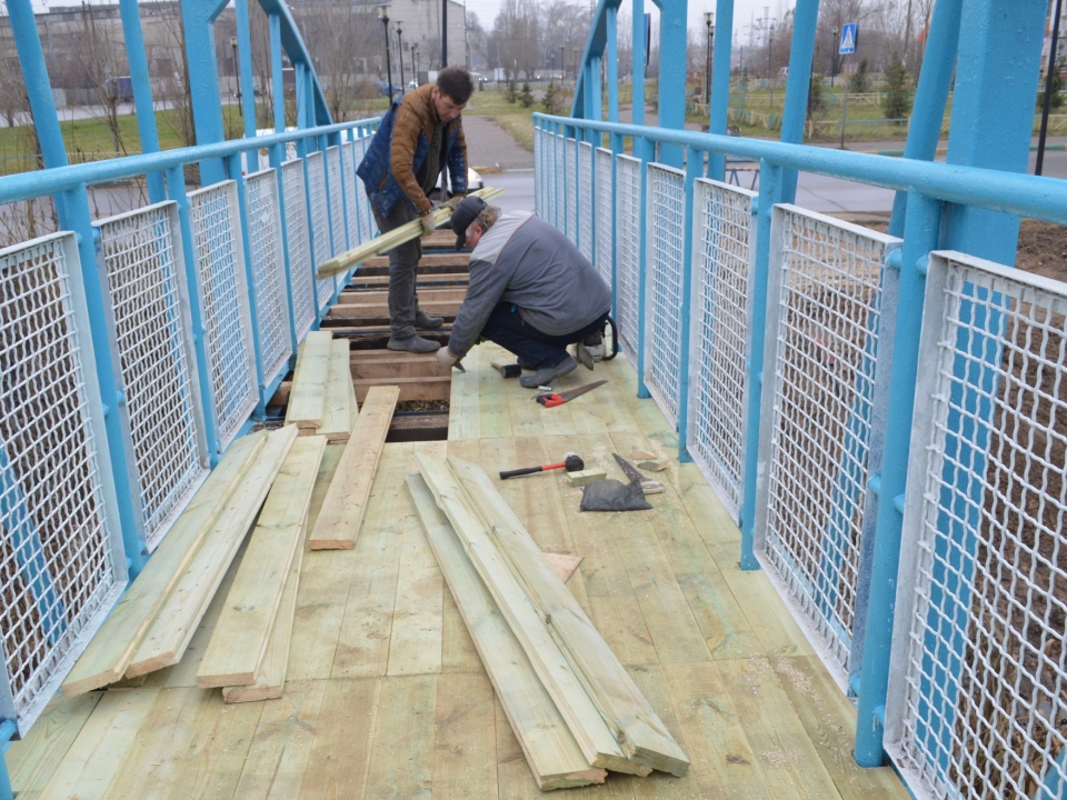 Шесть пешеходных мостов через Левинку отремонтируют в 2019 году