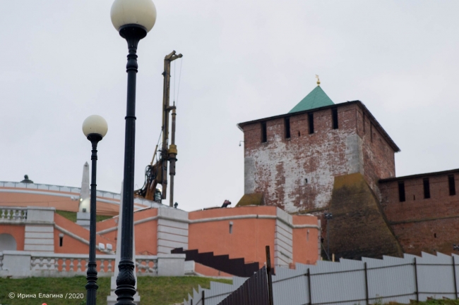 Image for Появились фото реконструкции Чкаловской лестницы в Нижнем Новгороде