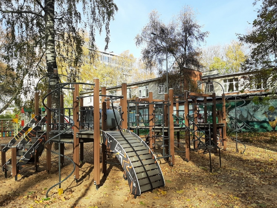 Image for Новый детский игровой комплекс открыли в парке имени Свердлова в Нижнем Новгороде