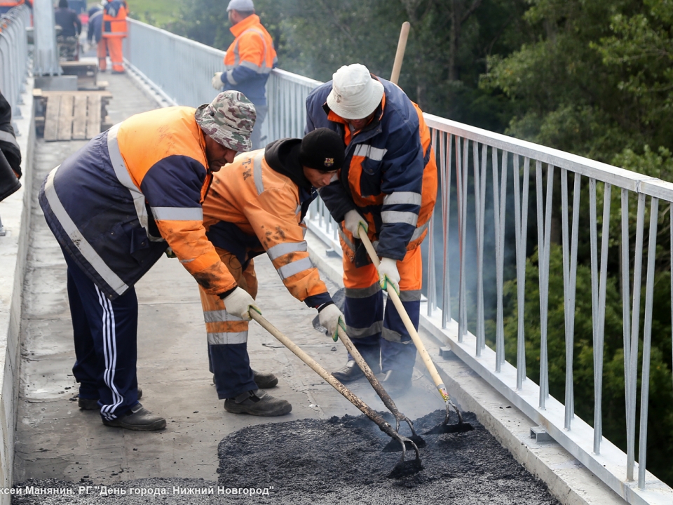 Ремонт Мызинского моста в Нижнем Новгороде выполнен на 97% 