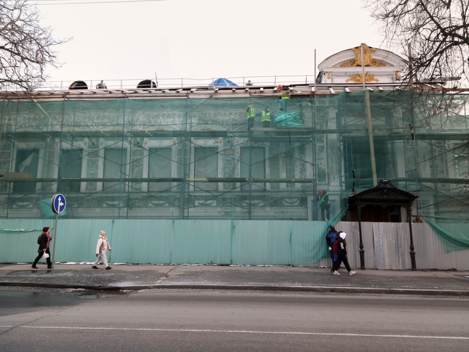 Внешний ремонт Литературного музея в Нижнем Новгороде завершат к июню