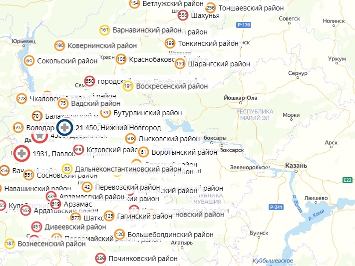 В 20 районах Нижегородской области не обнаружен коронавирус