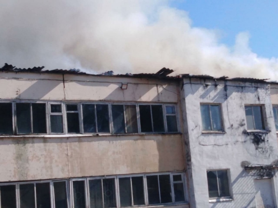 Image for Пожар на заводе в Урене Нижегородской области ликвидирован