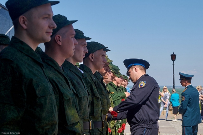 Image for Проводы призывников на службу в Президентский полк прошли в Нижнем