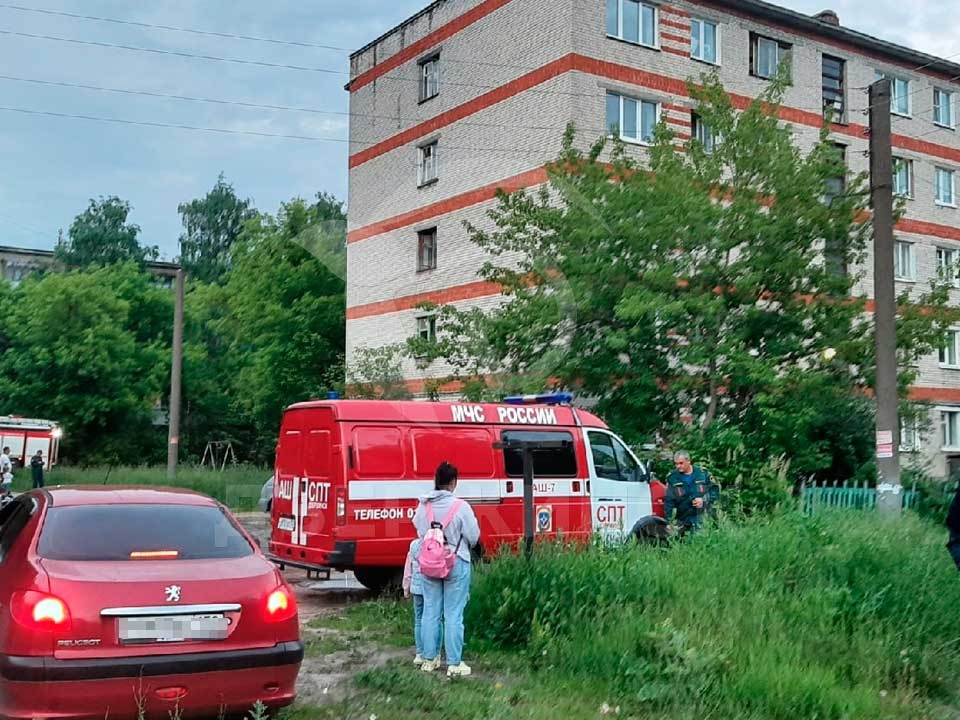 Image for Дзержинские полицейские вытащили из горящей квартиры двух людей