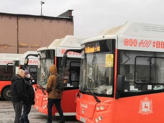 Image for Около 10% нижегородских автобусов не вышли в рейс из-за снегопадов 18 февраля