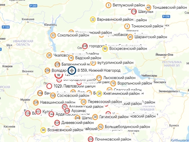 Появились новые данные по заражениям в Нижегородской области