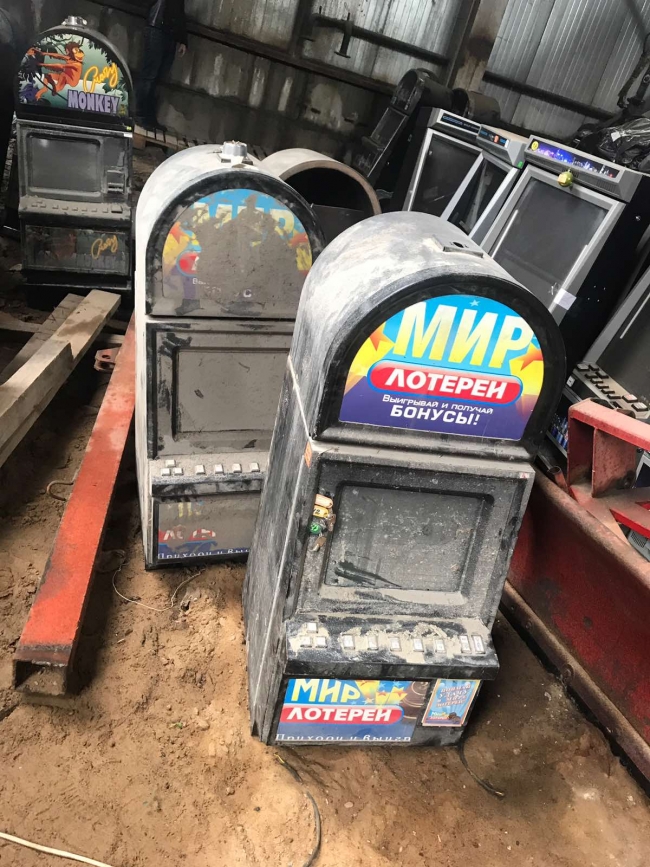 Незаконные игровые автоматы уничтожили в Нижнем Новгороде