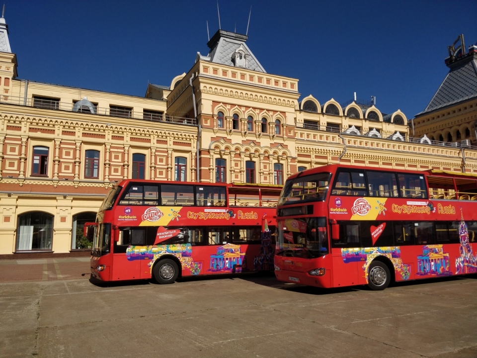 Image for Двухэтажные автобусы будут курсировать в Нижнем Новгороде до 10 января