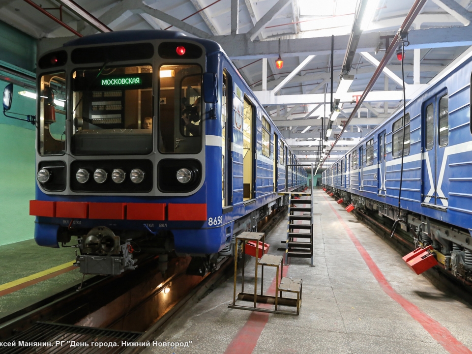 Image for Панов: Первый модернизированный состав вышел на линию нижегородского метро