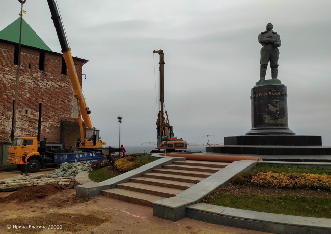 Image for Появились фото реконструкции Чкаловской лестницы в Нижнем Новгороде
