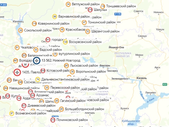 В 35 районах Нижегородской области не нашли новых заражений