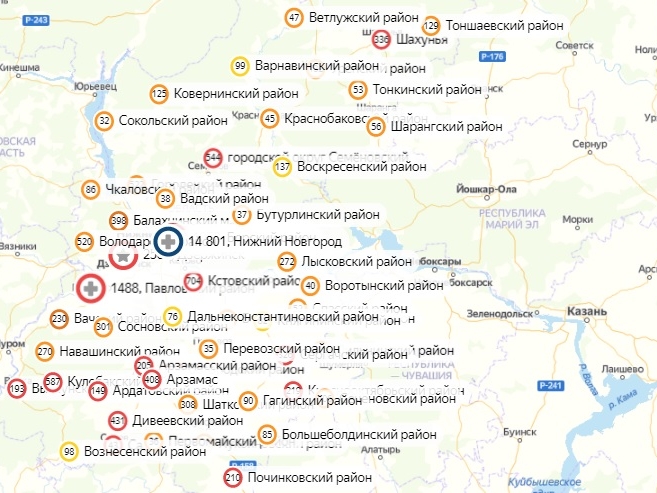 За сутки в 37 районах Нижегородской области не нашли коронавирус