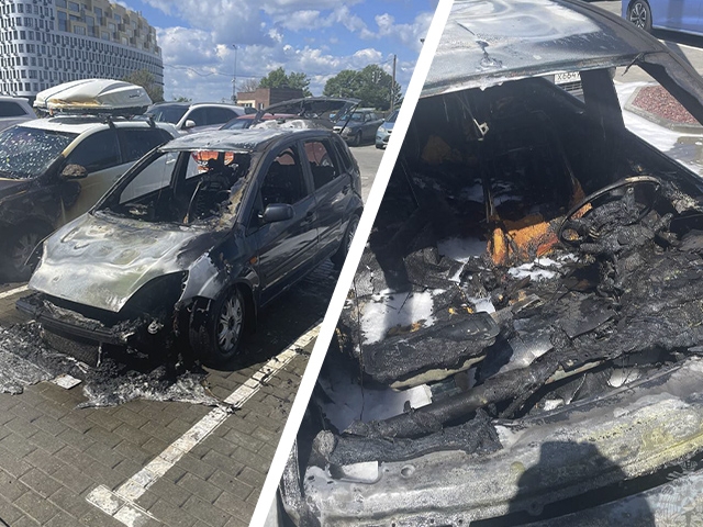 Image for Два автомобиля сгорели на улице Горького в Нижнем Новгороде