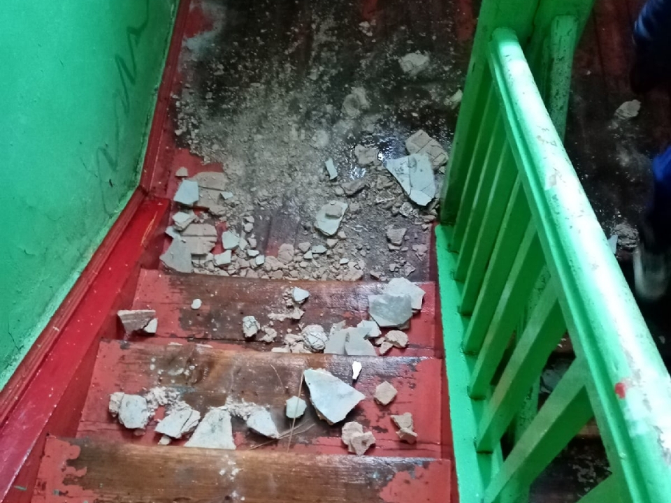 Image for Обвалившийся потолок дома в Канавине начнут ремонтировать 10 марта