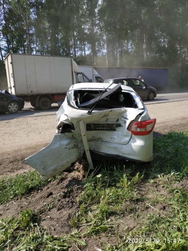 Image for Шесть автомобилей столкнулись на Кировской трассе в Нижегородской области