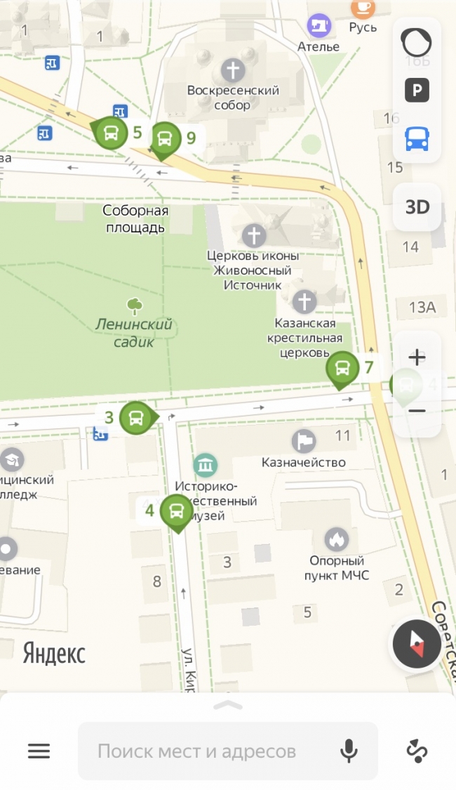 Яндекс начал показывать движение общественного транспорта в трёх муниципальных центрах Нижегородской области