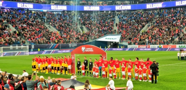 Сборная России разгромлена Бельгией в отборочном матче Чемпионата Европы 2020 года