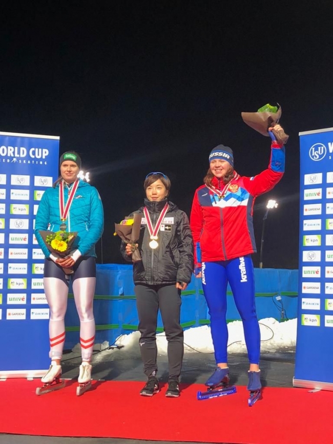 Image for Качанова и Воронина завоевали медали в первый день Кубка мира по конькобежному спорту