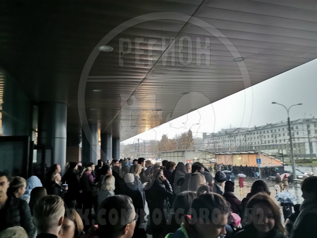 В Нижнем Новгороде эвакуированы посетители торгового центра «Небо»