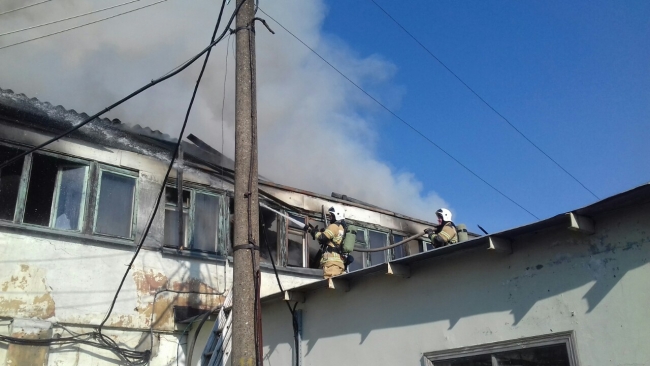 Image for Опубликованы фото и видео пожара на Заволжском моторном заводе