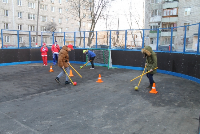 Image for Площадку для воркаута, баскетбола и хоккейную коробку построили в Ленинском районе