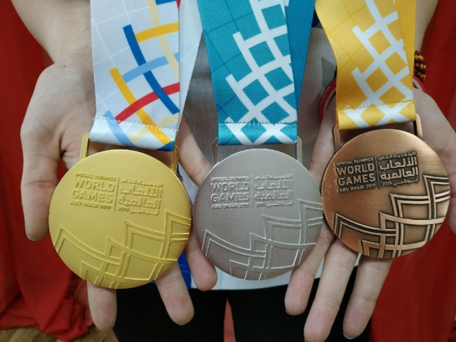 Image for Анастасия Рощина из Дзержинска завоевала три медали Специальной Олимпиады в Абу-Даби