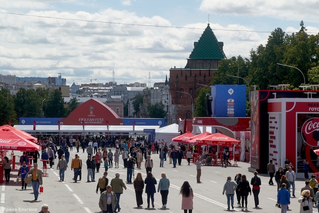 Image for Фоторепортажи Как прошло открытие Фестиваля болельщиков FIFA в Нижнем Новгороде