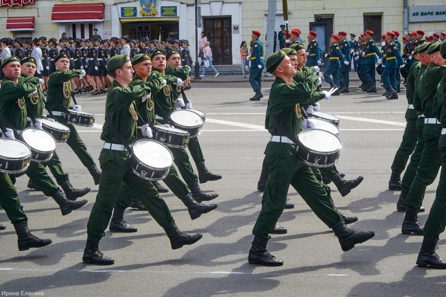 Image for Репетиция парада Победы в Нижнем Новгороде: фото и видео-отчет