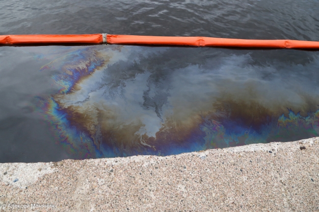 Image for 1500 литров нефтяных отходов собрали с поверхности Волги в Нижнем