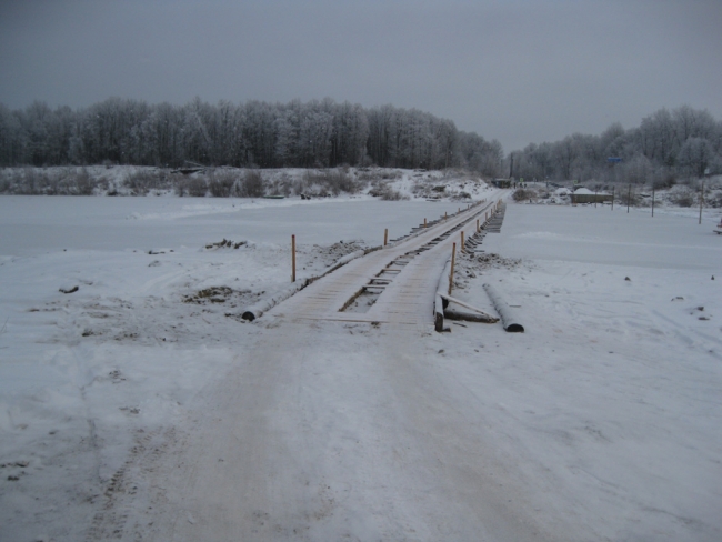 Image for Автомобильная переправа через реку Сура открылась в Пильнинском районе