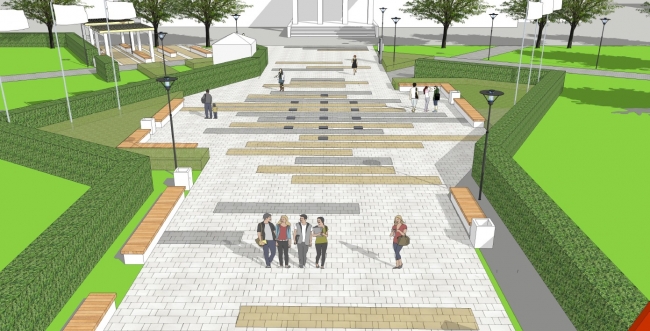 Image for Первый пешеходный фонтан с подсветкой появится в Арзамасе