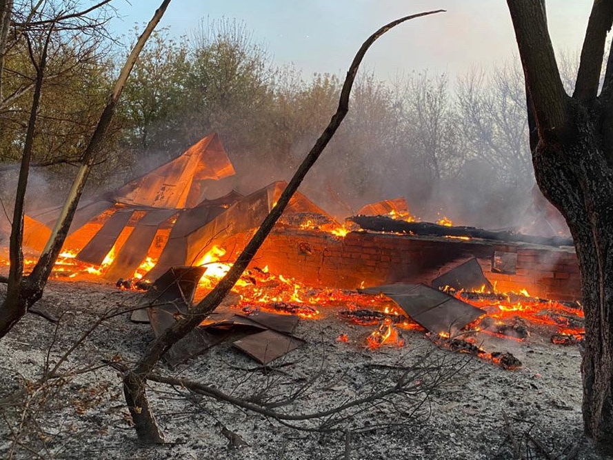 Image for Режим ЧС введен в Дивеевском и Вознесенском районах из-за приближающегося пожара 