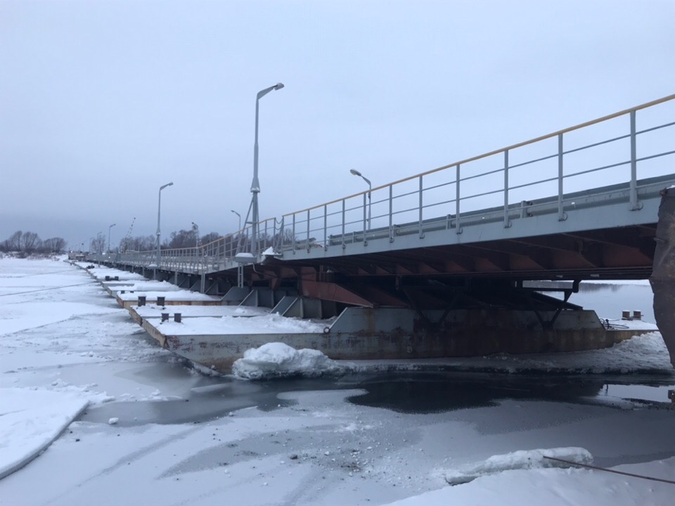 Image for Наплавной мост через Оку открывается в Павловском районе