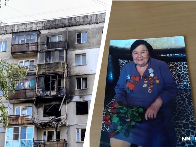 Image for Ветеран войны из взорвавшегося дома в Нижнем Новгороде умерла, не дождавшись расселения