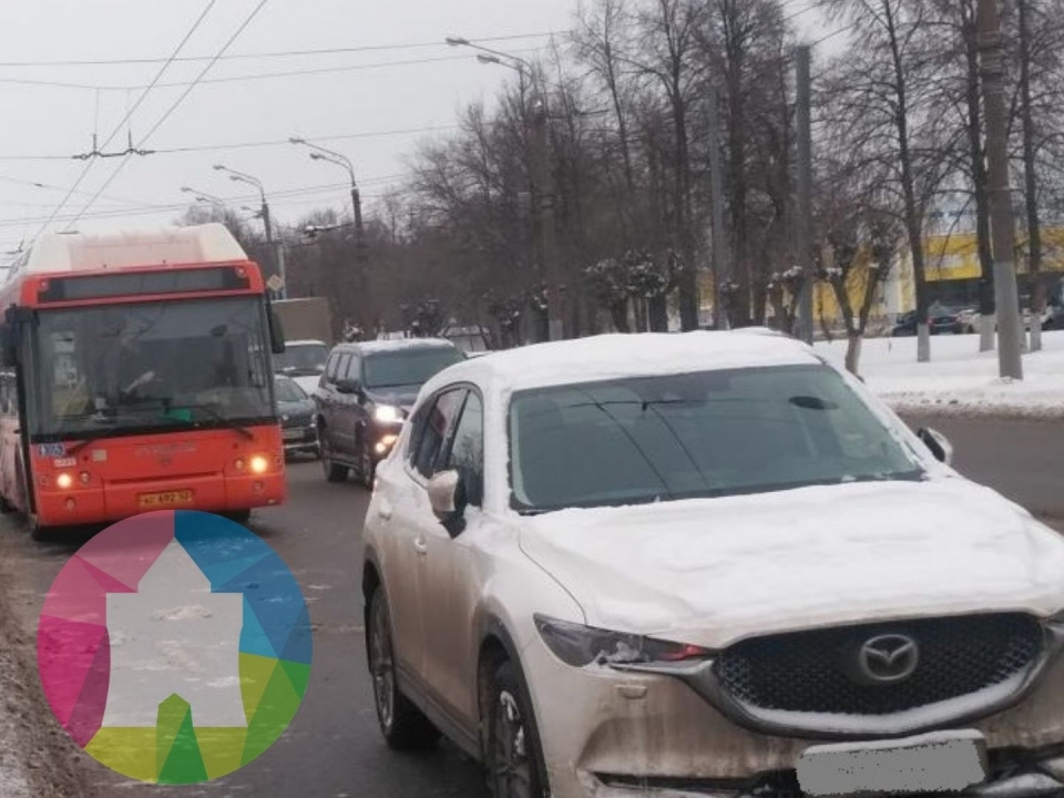 Image for Мазда столкнулась с пассажирским автобусом в Нижнем Новгороде
