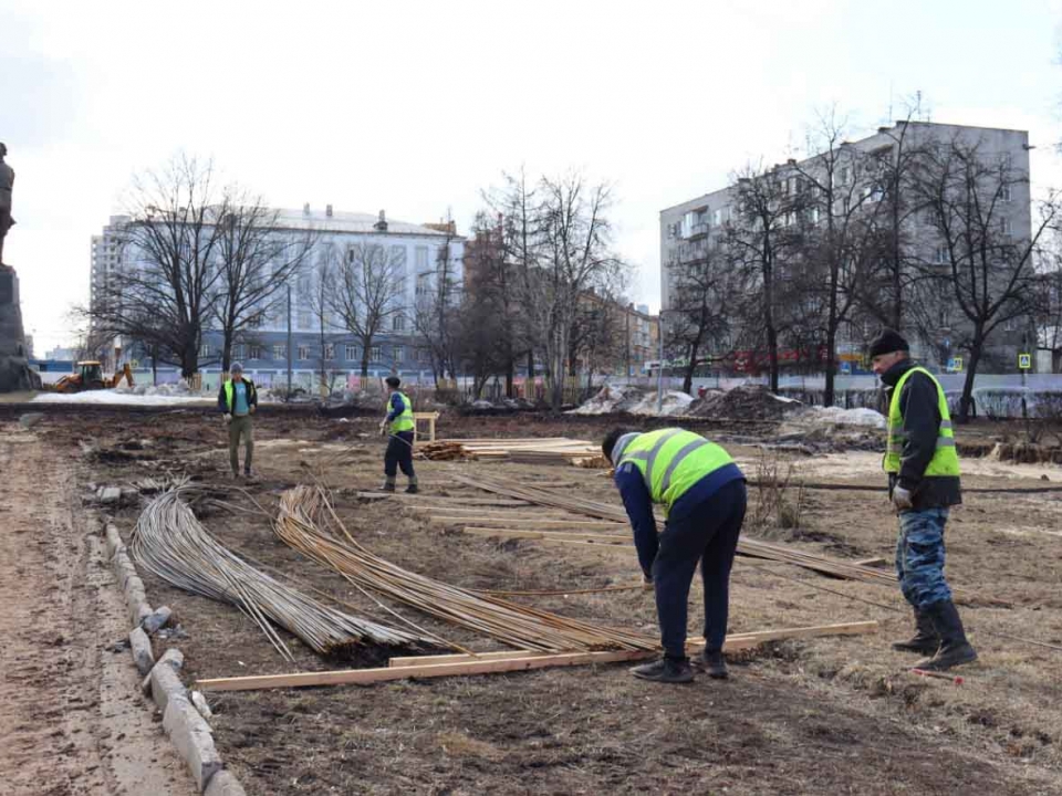 Image for Сквер на площади Горького начали благоустраивать к юбилею Нижнего Новгорода 