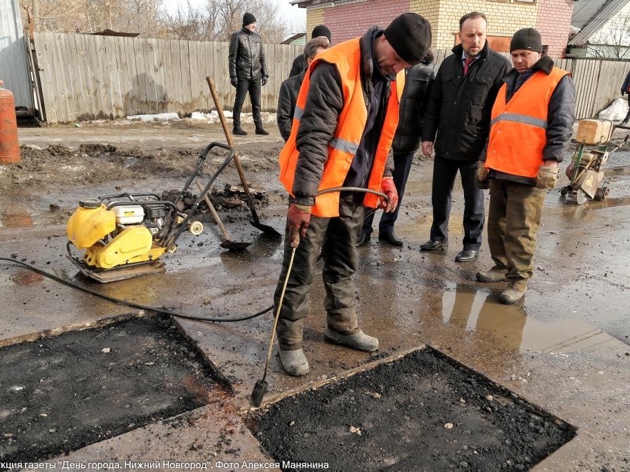 Image for Список улиц Нижнего Новгорода, где 9 апреля пройдет ямочный ремонт дорог 