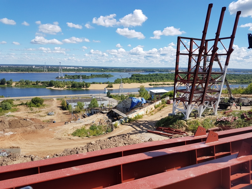 Image for Строительство трамплина К-60 в Нижнем Новгороде завершено на 60%
