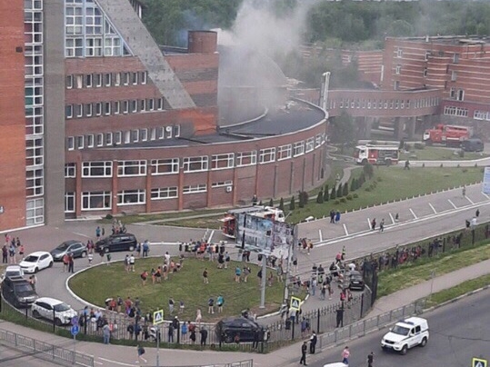 Image for В МЧС назвали причину пожара в кстовской академии самбо