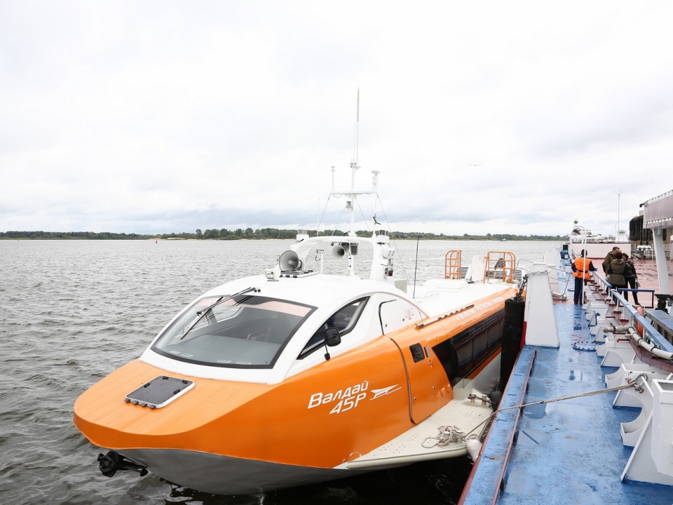 Билеты на экскурсии на судне на подводных крыльях «Валдай 45Р» в Нижегородской области поступили в онлайн-продажу
