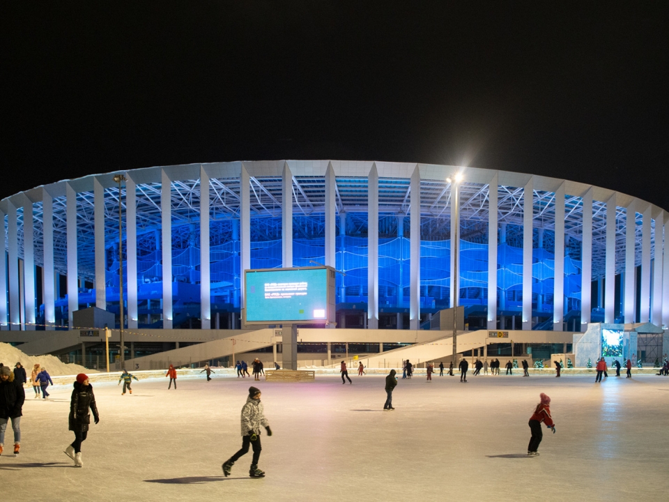 Зимняя площадка «Спорт Порт» откроется у стадиона «Нижний Новгород»